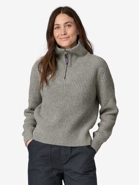 Patagonia Recycled Wool Blend 1/4 Zip Sweater